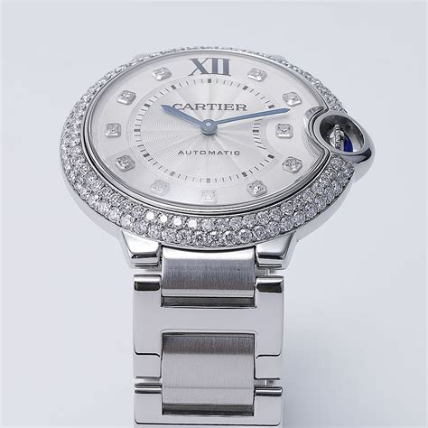 cartier watch with blue sapphire|cartier ballon bleu 36mm diamond.